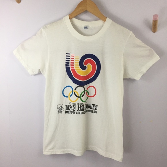 Vintage Tops Vintage Rare Seoul Olympic Games Shirt Poshmark